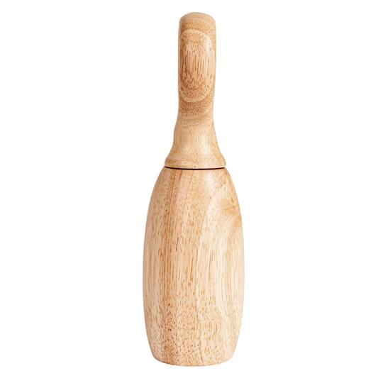 Hello Honey® 8.25" Natural Rubberwood Classic Salt & Pepper Mill
